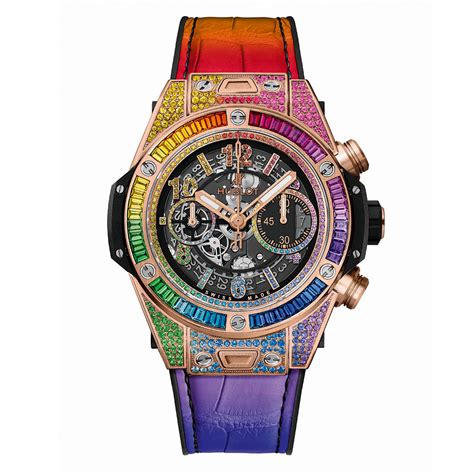 hublot rainbow watch.